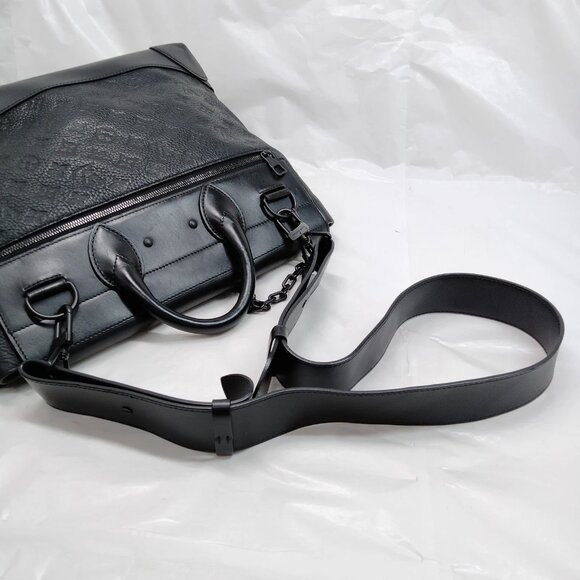 Louis Vuitton Steamer PM black Taurillon Leather Hand Bag mon-1477-090525 - Picture 9 of 16